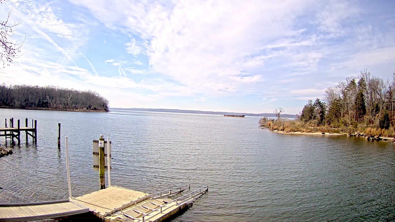 Thumbnail for current weather camera view from Mallows Bay in Indian Head, Maryland
