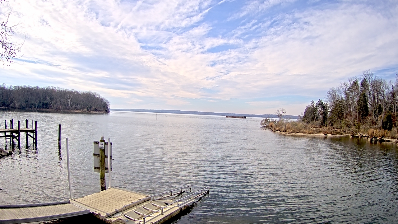 Thumbnail for current weather camera view from Mallows Bay in Indian Head, Maryland