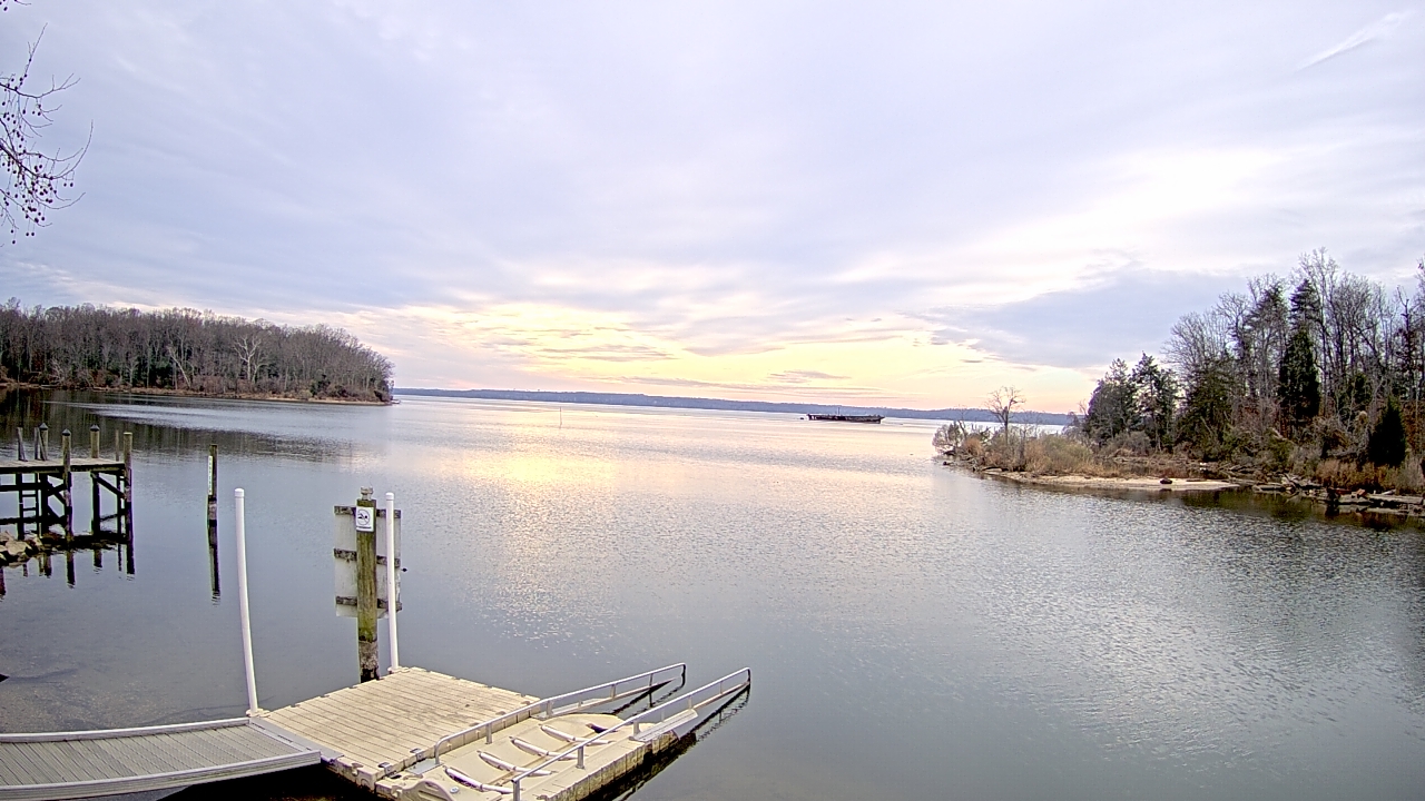 Thumbnail for current weather camera view from Mallows Bay in Indian Head, Maryland