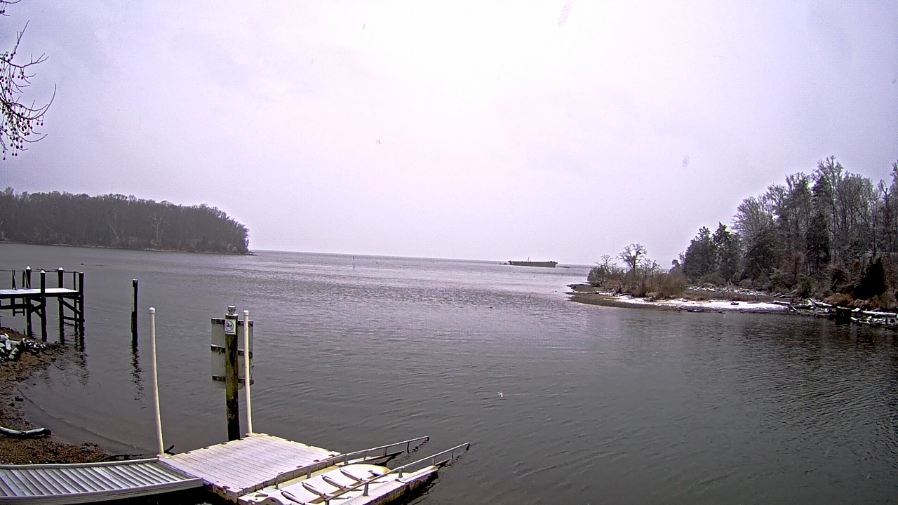 Thumbnail for current weather camera view from Mallows Bay in Indian Head, Maryland