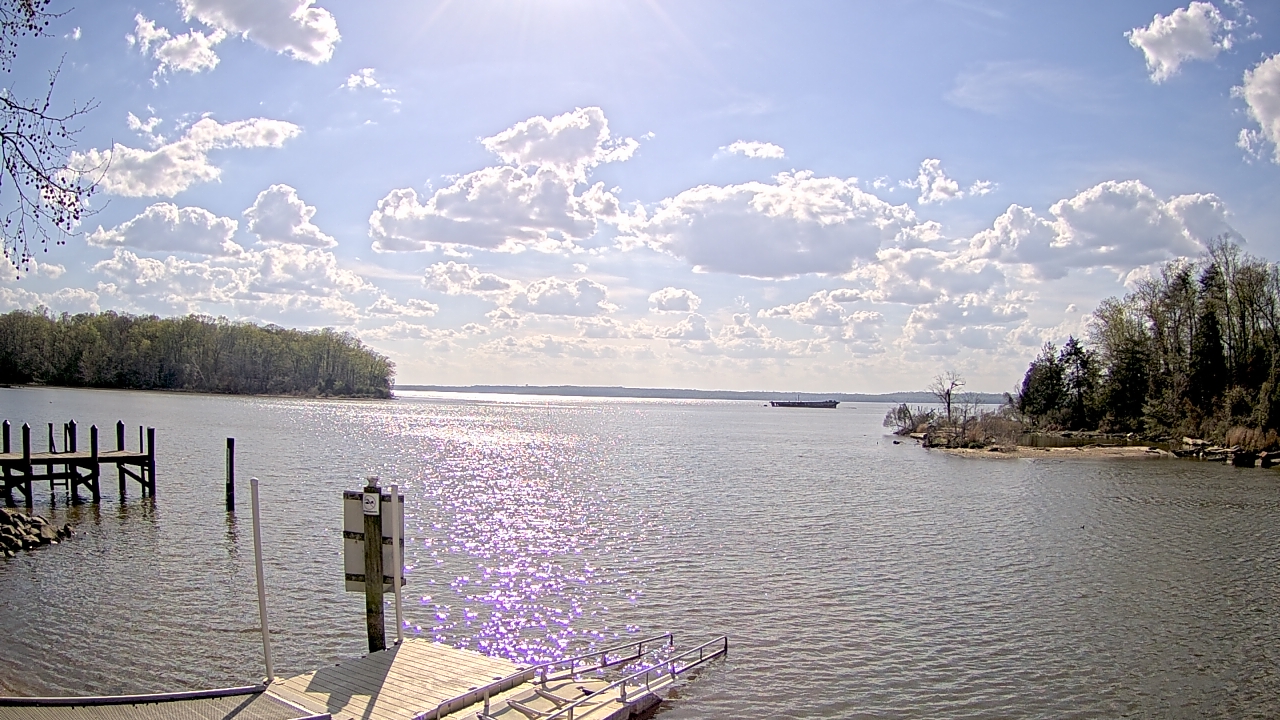 Thumbnail for current weather camera view from Mallows Bay in Indian Head, Maryland
