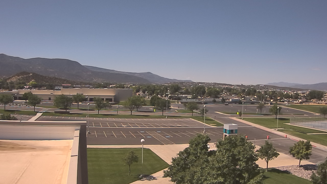 Thumbnail for current weather camera view from Canyon View High School in Cedar City, Utah