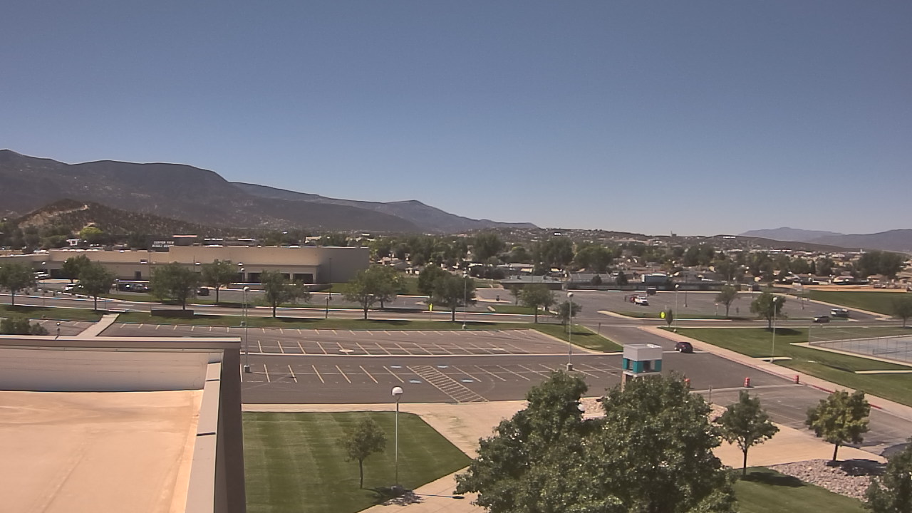 Thumbnail for current weather camera view from Canyon View High School in Cedar City, Utah