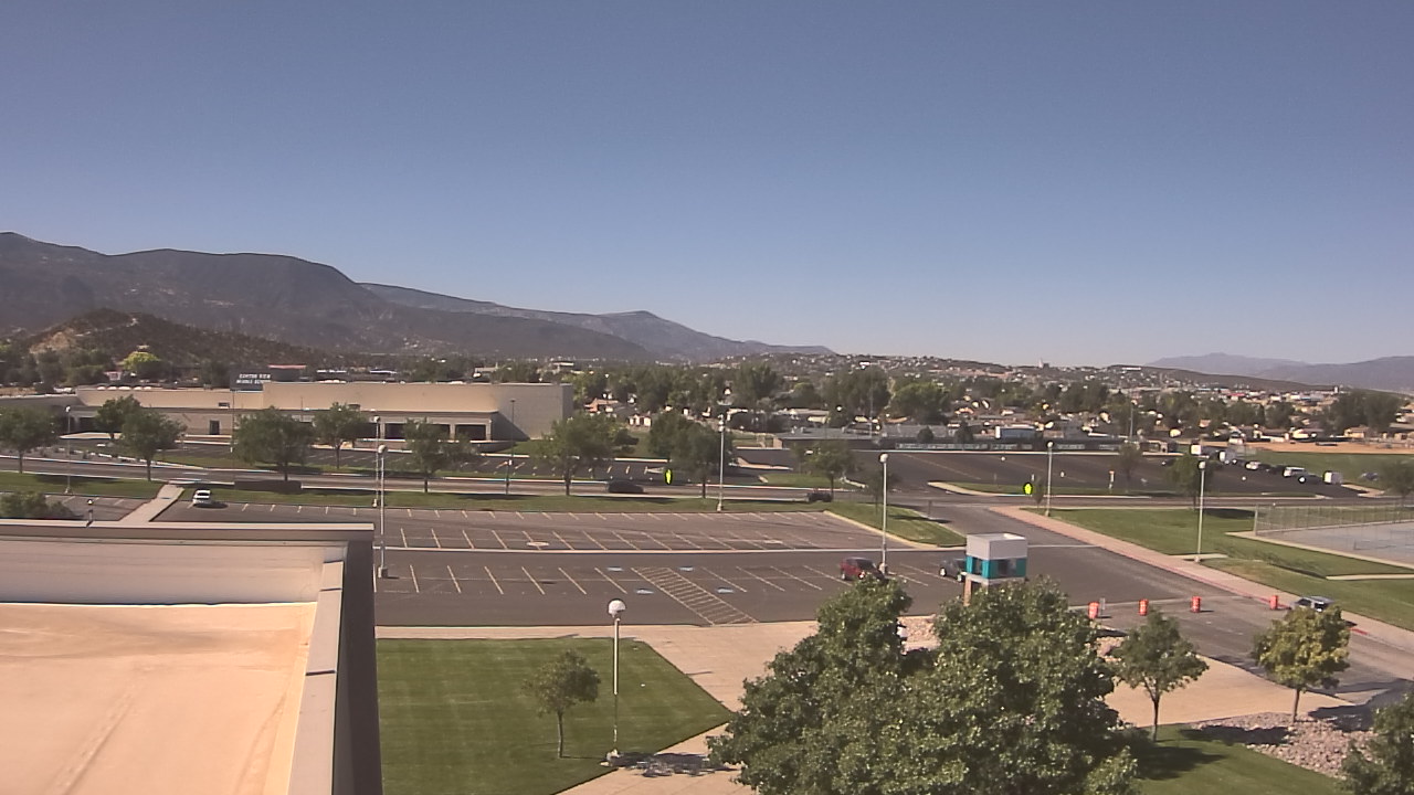 Thumbnail for current weather camera view from Canyon View High School in Cedar City, Utah