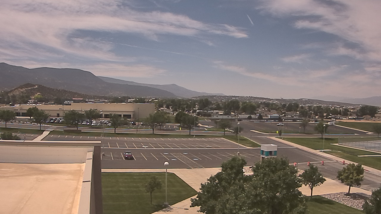 Thumbnail for current weather camera view from Canyon View High School in Cedar City, Utah