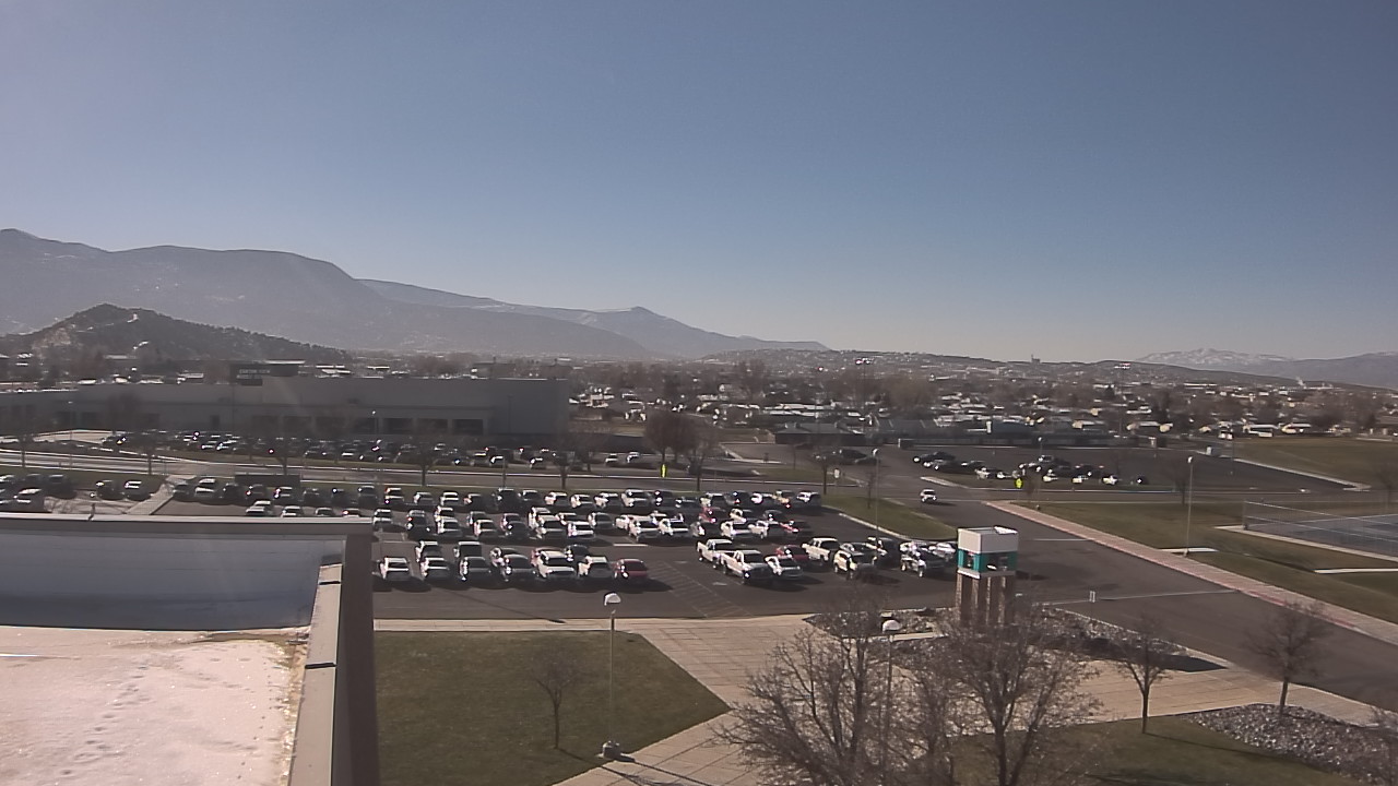Thumbnail for current weather camera view from Canyon View High School in Cedar City, Utah