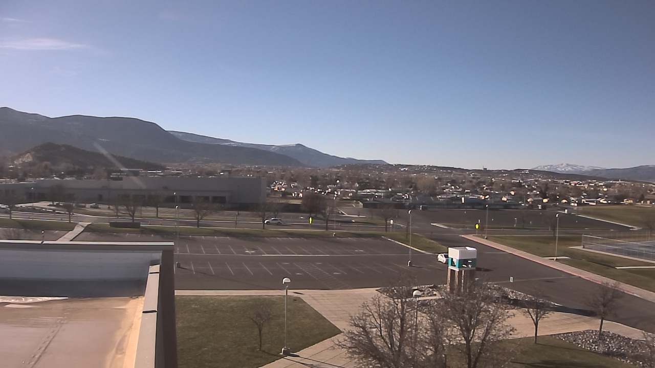 Thumbnail for current weather camera view from Canyon View High School in Cedar City, Utah