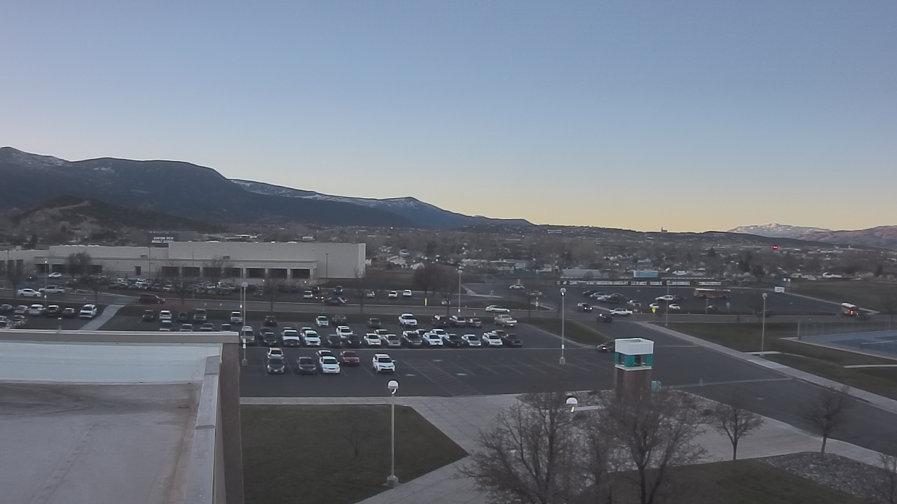 Thumbnail for current weather camera view from Canyon View High School in Cedar City, Utah