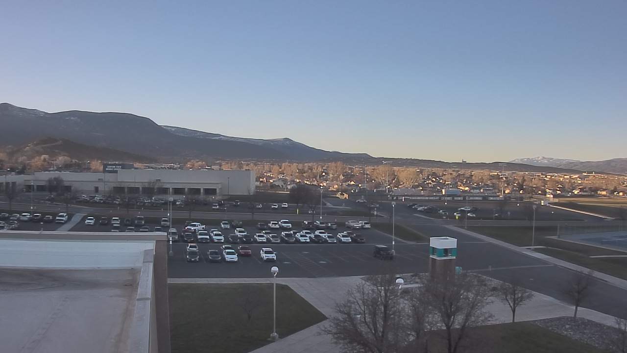 Thumbnail for current weather camera view from Canyon View High School in Cedar City, Utah
