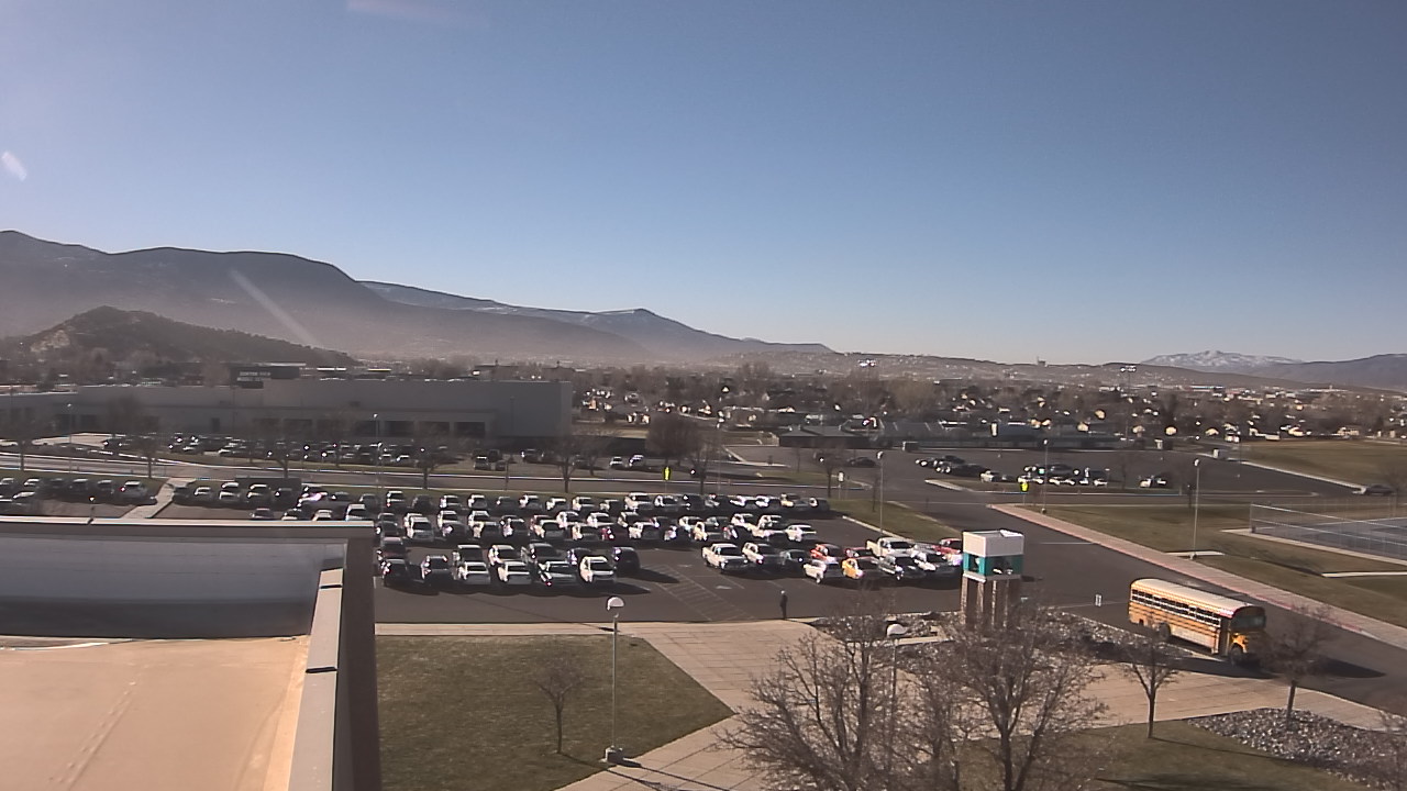 Thumbnail for current weather camera view from Canyon View High School in Cedar City, Utah