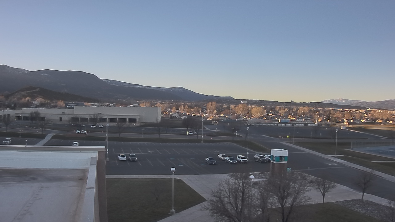 Thumbnail for current weather camera view from Canyon View High School in Cedar City, Utah