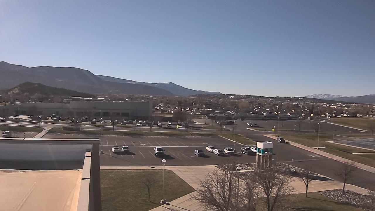Thumbnail for current weather camera view from Canyon View High School in Cedar City, Utah