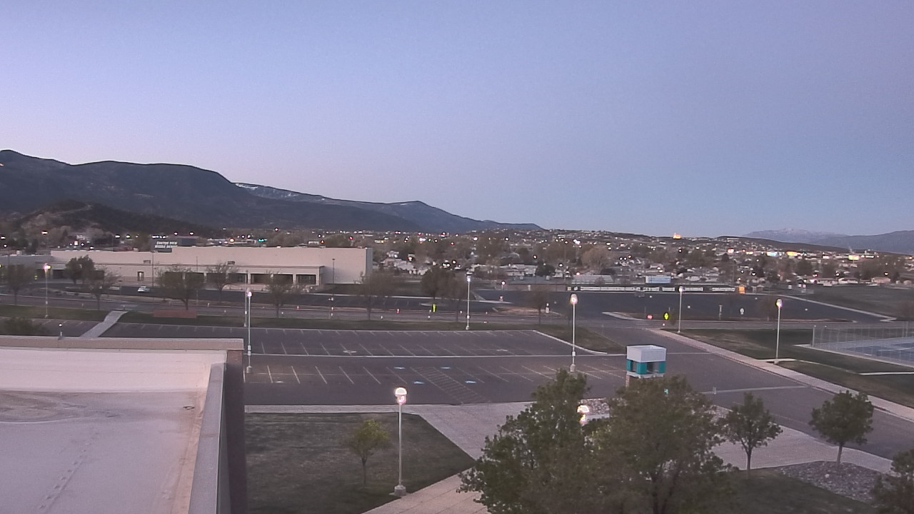Thumbnail for current weather camera view from Canyon View High School in Cedar City, Utah