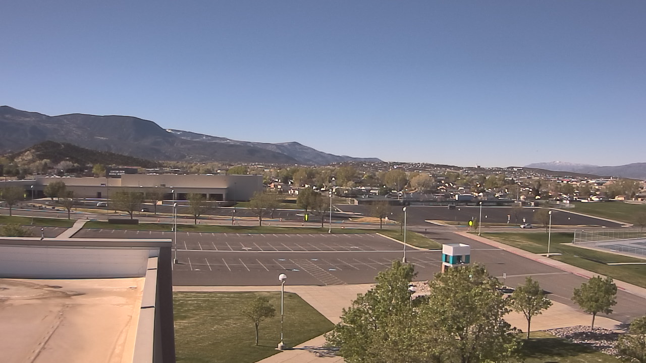 Thumbnail for current weather camera view from Canyon View High School in Cedar City, Utah