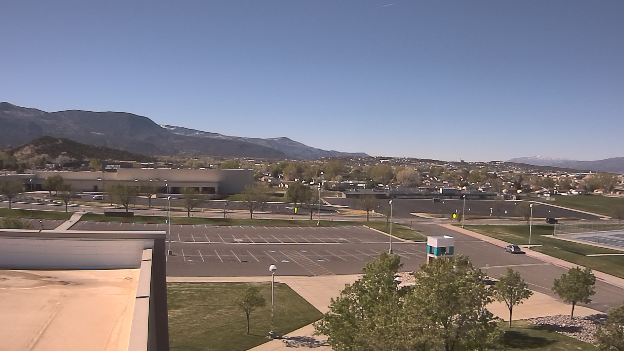 Thumbnail for current weather camera view from Canyon View High School in Cedar City, Utah