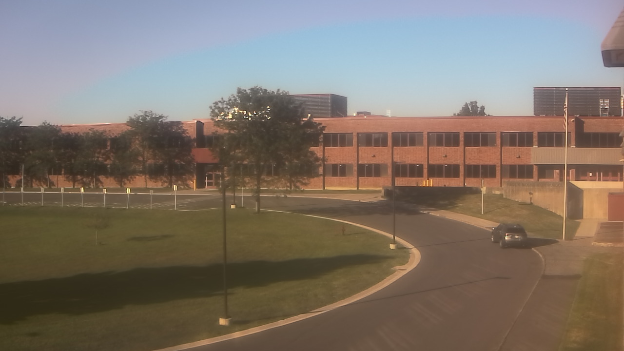 Thumbnail for current weather camera view from P.V. Moore HS in Central Square, New York
