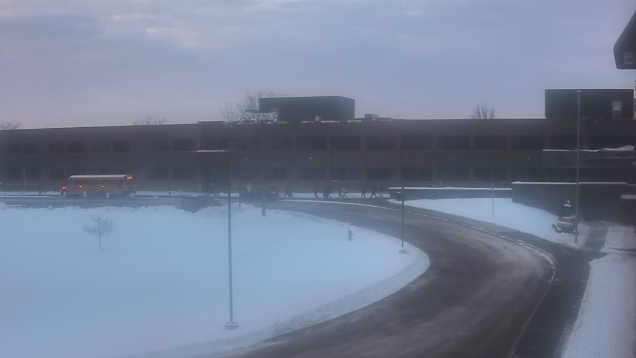 Thumbnail for current weather camera view from P.V. Moore HS in Central Square, New York