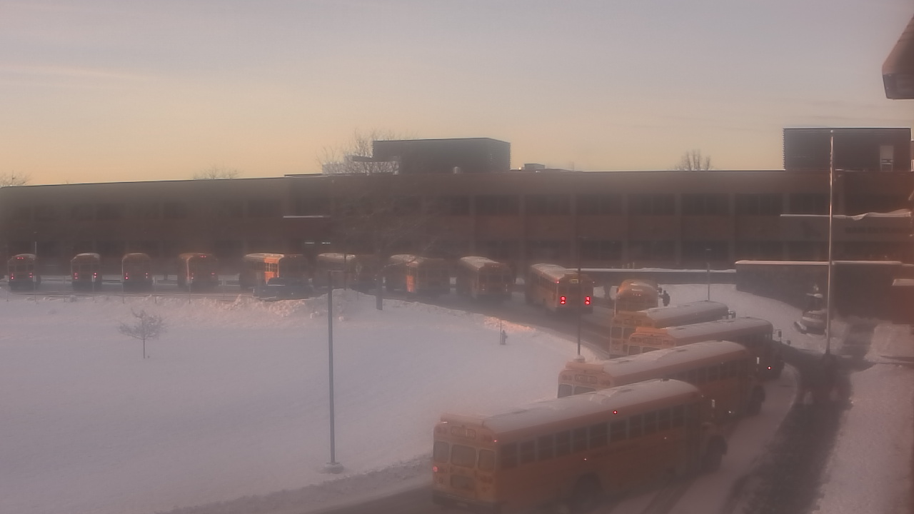 Thumbnail for current weather camera view from P.V. Moore HS in Central Square, New York