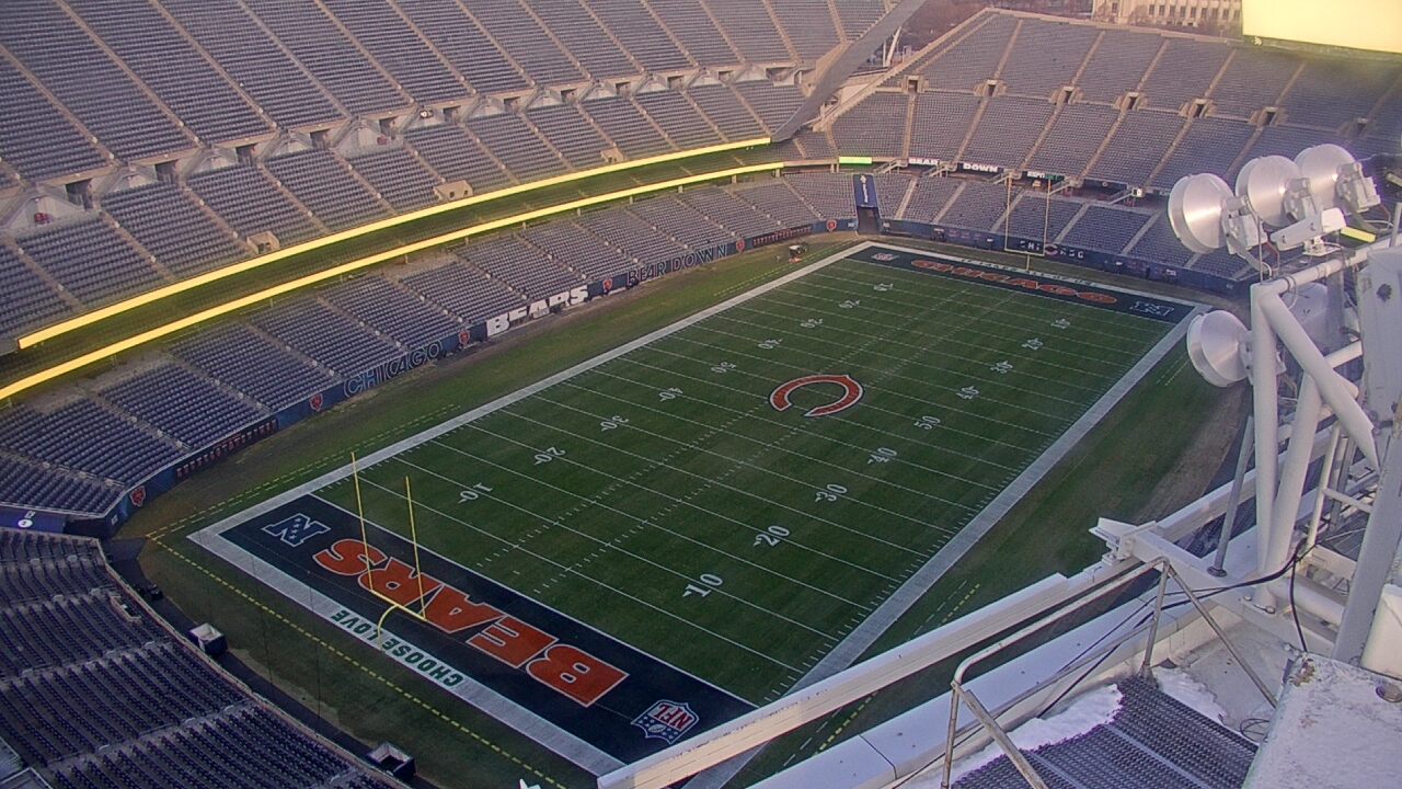 Thumbnail for current weather camera view from Soldier Field in Chicago, Illinois