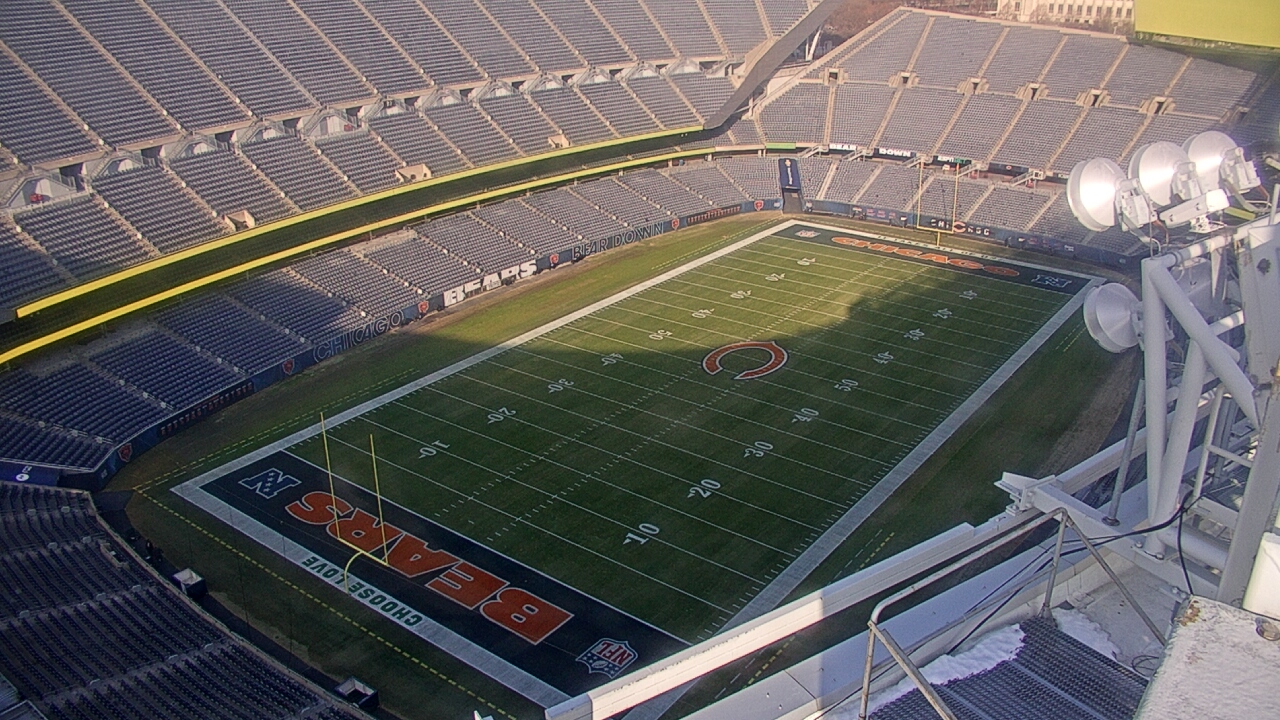 Thumbnail for current weather camera view from Soldier Field in Chicago, Illinois