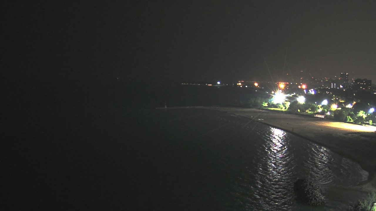 Thumbnail for current weather camera view from Edgewater Beach in Chicago, Illinois