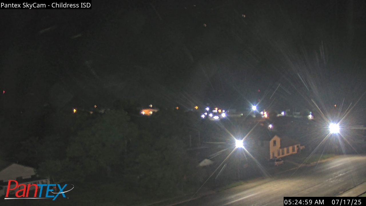 Thumbnail for current weather camera view from Childress ISD in Childress, Texas
