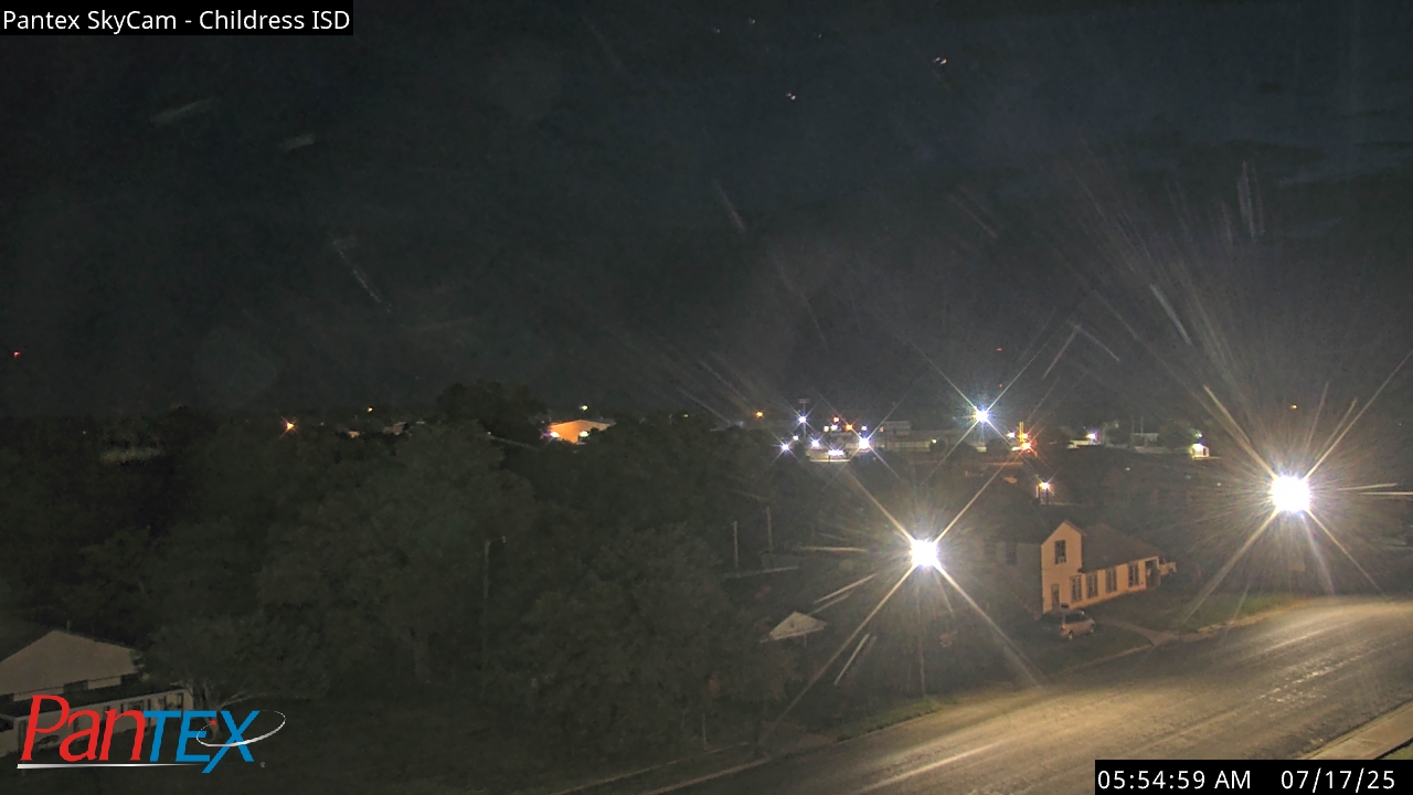 Thumbnail for current weather camera view from Childress ISD in Childress, Texas
