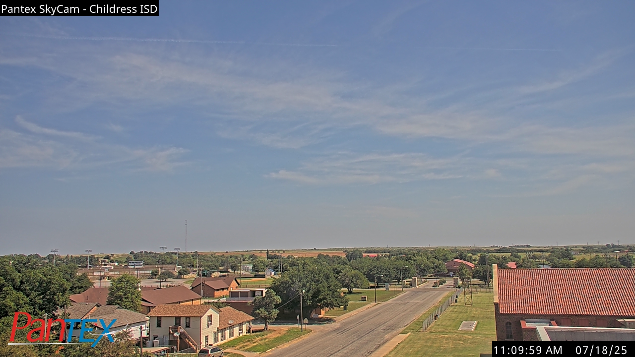 Thumbnail for current weather camera view from Childress ISD in Childress, Texas