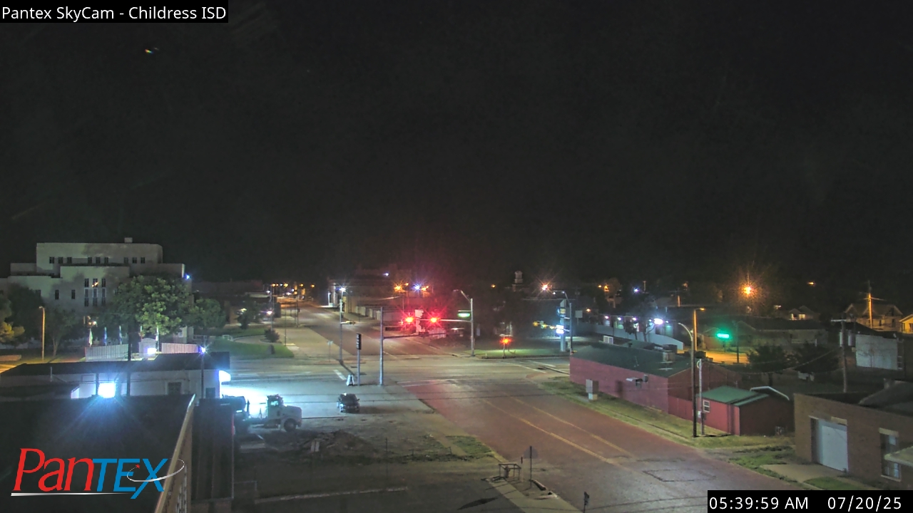 Thumbnail for current weather camera view from Childress ISD in Childress, Texas