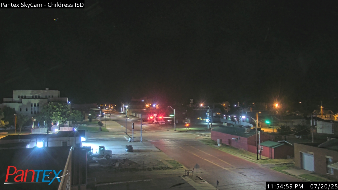 Thumbnail for current weather camera view from Childress ISD in Childress, Texas
