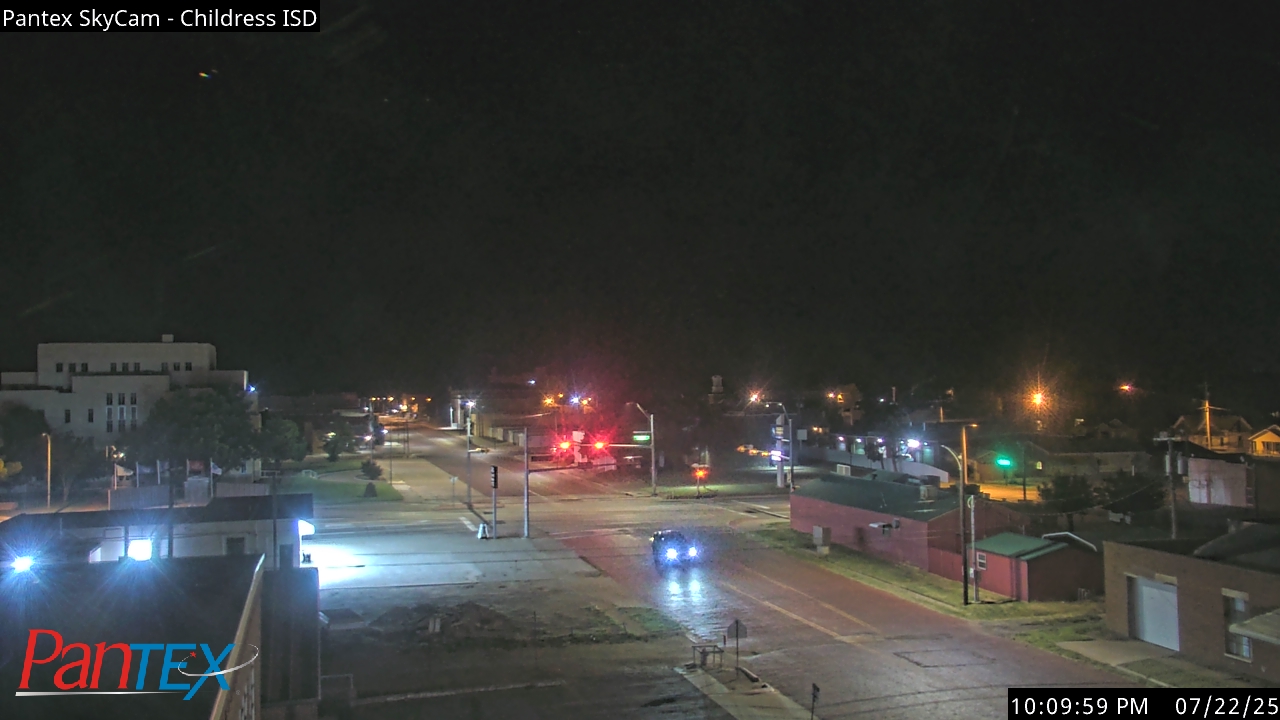 Thumbnail for current weather camera view from Childress ISD in Childress, Texas