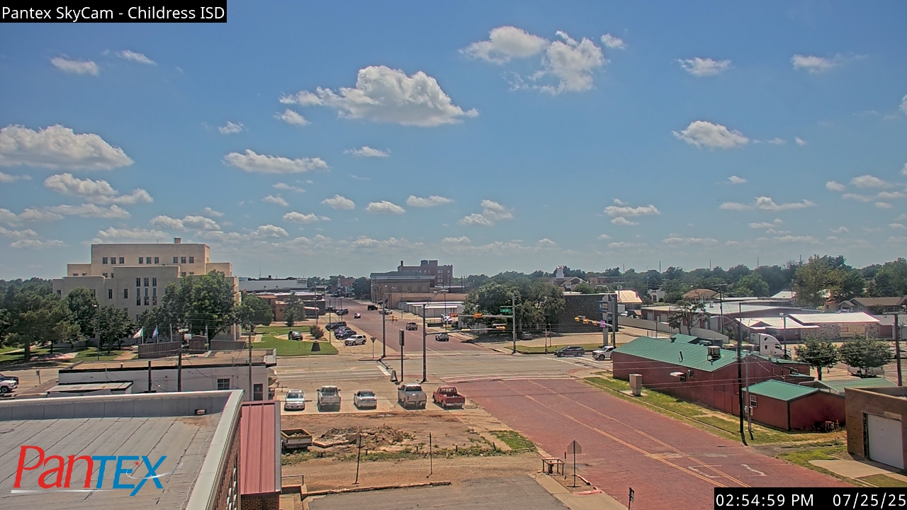 Thumbnail for current weather camera view from Childress ISD in Childress, Texas