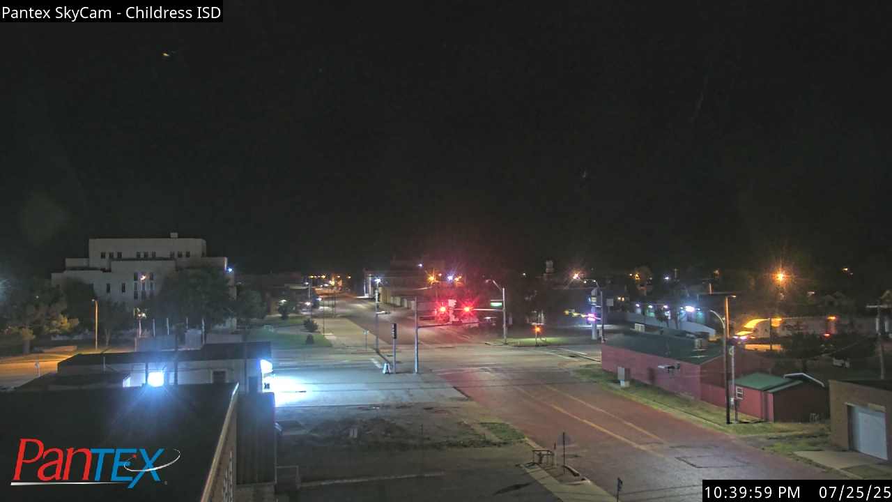Thumbnail for current weather camera view from Childress ISD in Childress, Texas