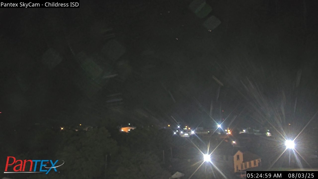 Thumbnail for current weather camera view from Childress ISD in Childress, Texas