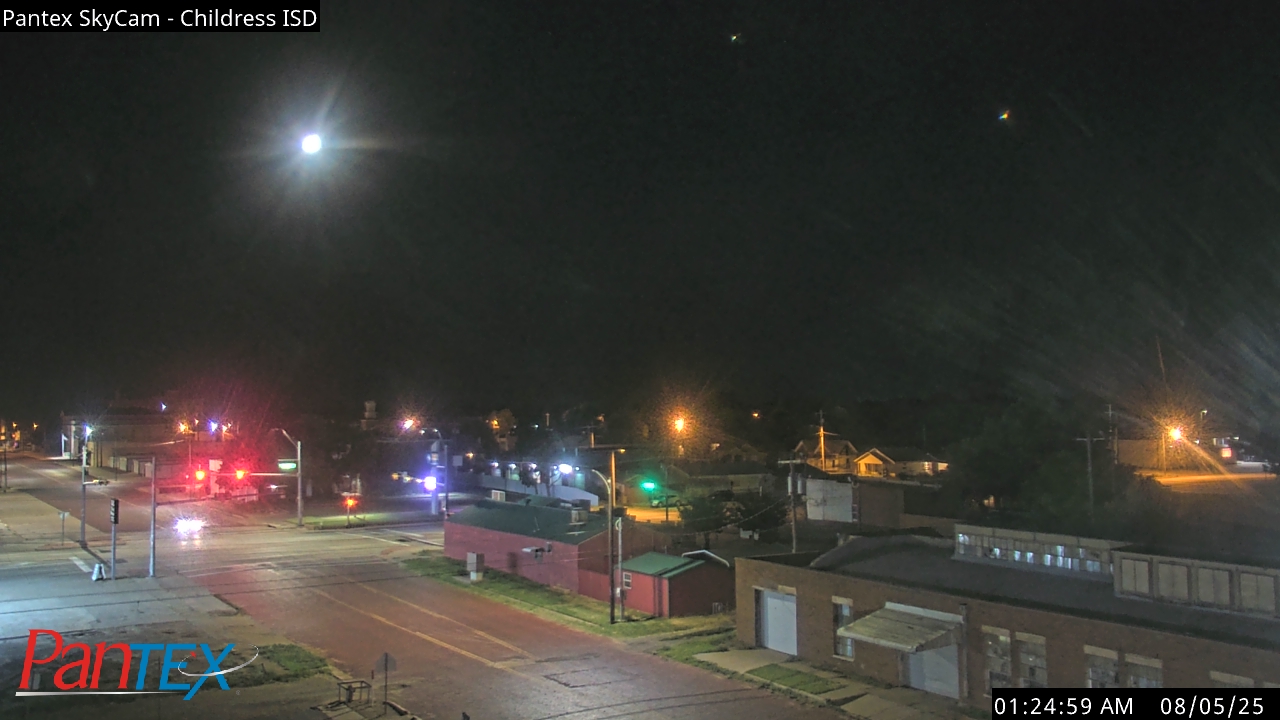 Thumbnail for current weather camera view from Childress ISD in Childress, Texas