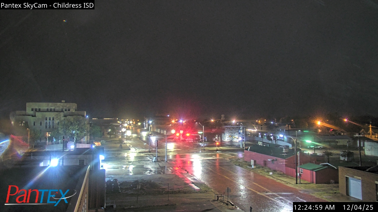 Thumbnail for current weather camera view from Childress ISD in Childress, Texas