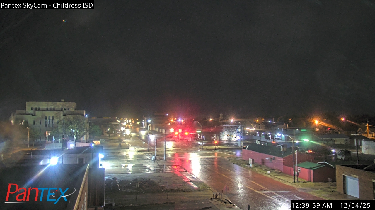 Thumbnail for current weather camera view from Childress ISD in Childress, Texas