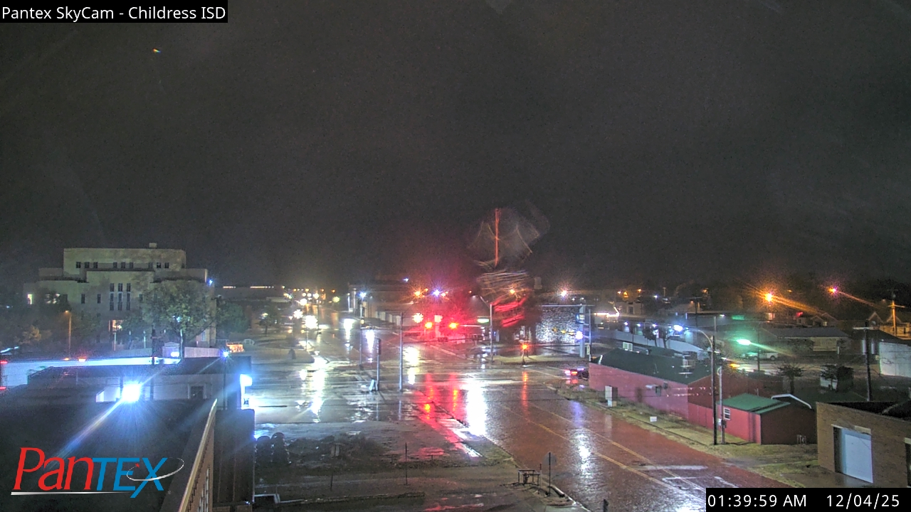 Thumbnail for current weather camera view from Childress ISD in Childress, Texas