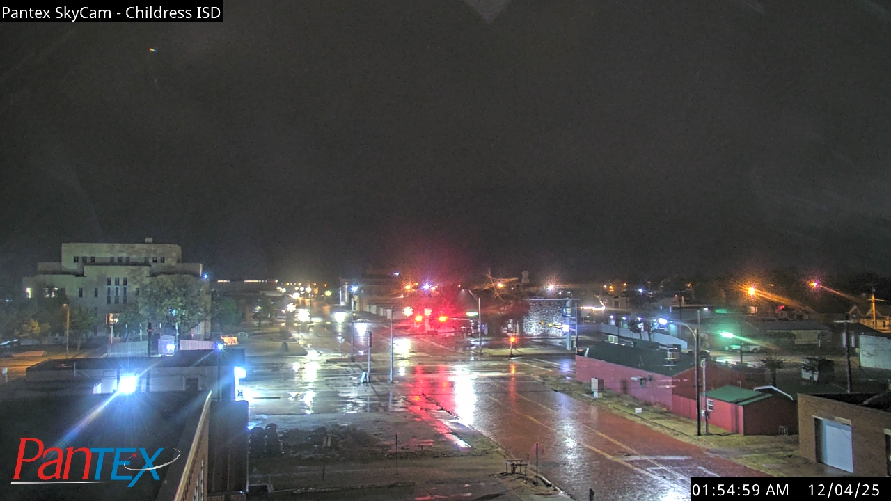 Thumbnail for current weather camera view from Childress ISD in Childress, Texas
