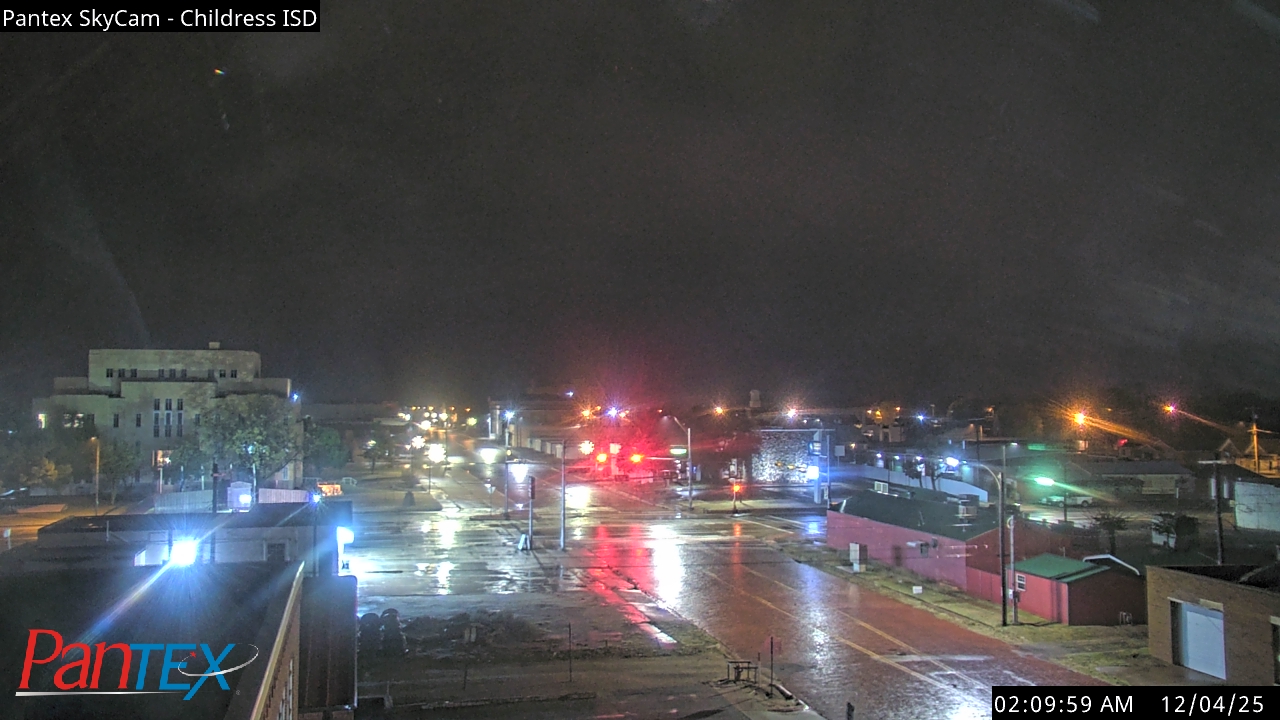 Thumbnail for current weather camera view from Childress ISD in Childress, Texas