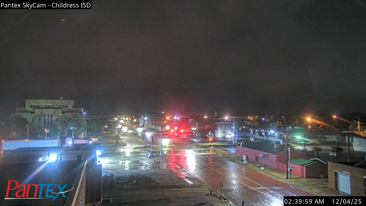 Thumbnail for current weather camera view from Childress ISD in Childress, Texas