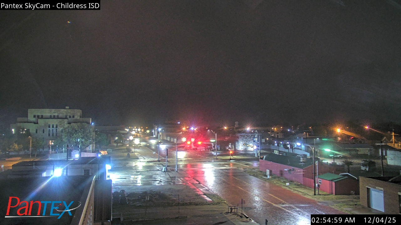 Thumbnail for current weather camera view from Childress ISD in Childress, Texas