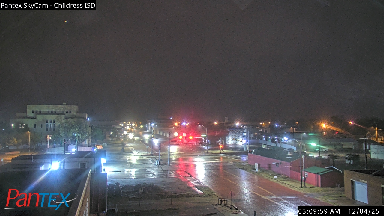 Thumbnail for current weather camera view from Childress ISD in Childress, Texas