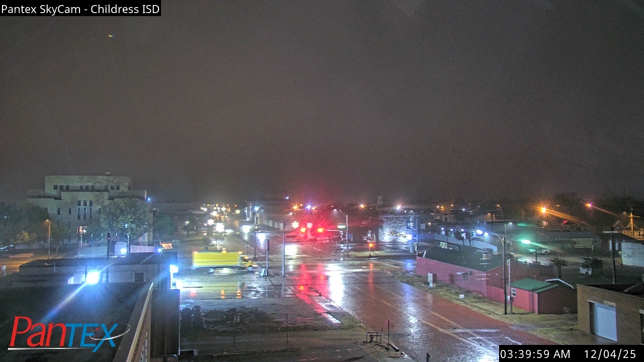 Thumbnail for current weather camera view from Childress ISD in Childress, Texas