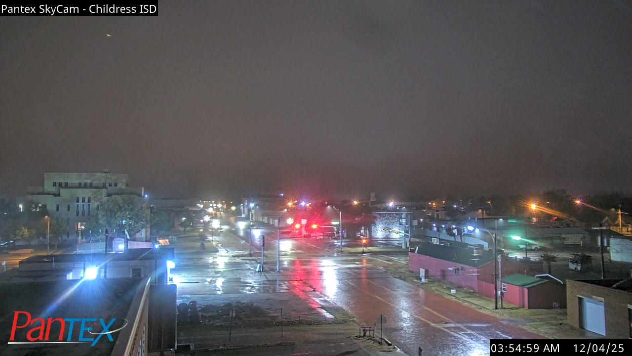 Thumbnail for current weather camera view from Childress ISD in Childress, Texas