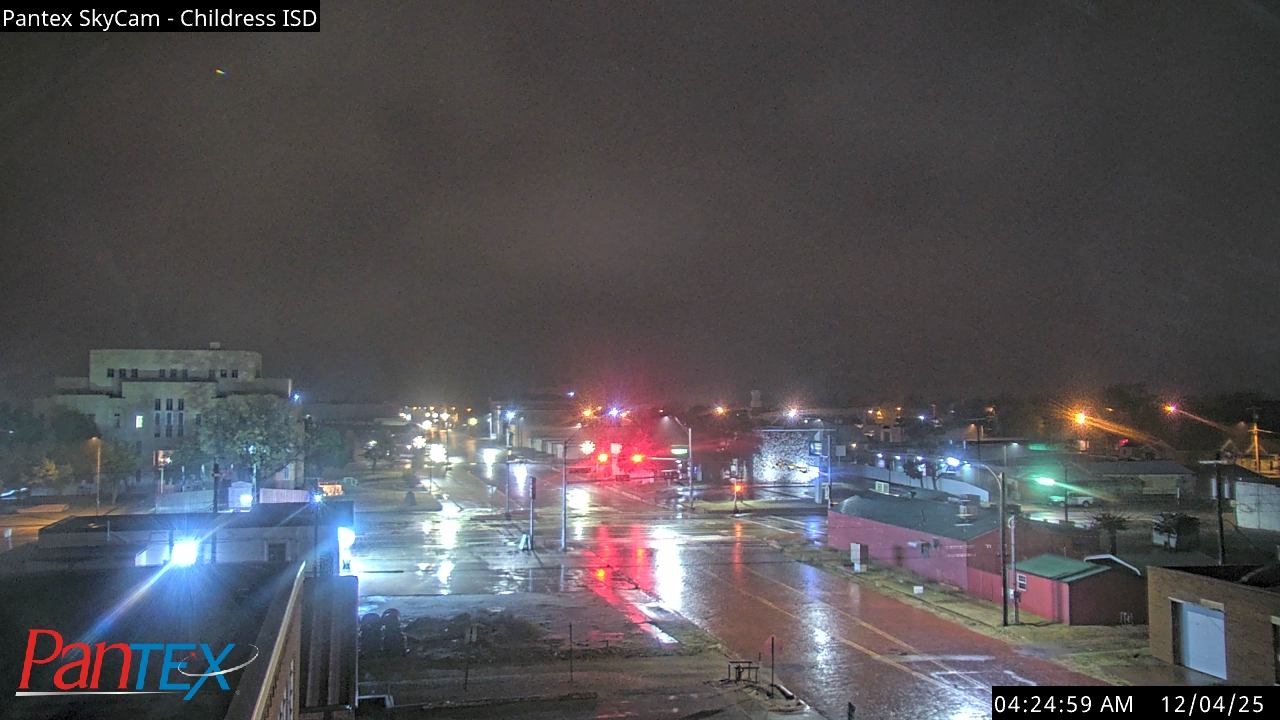 Thumbnail for current weather camera view from Childress ISD in Childress, Texas