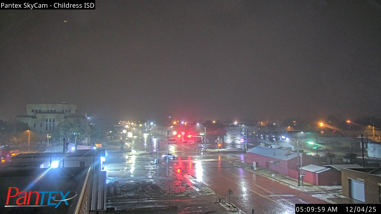 Thumbnail for current weather camera view from Childress ISD in Childress, Texas