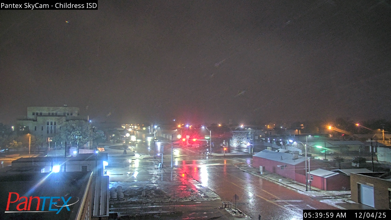 Thumbnail for current weather camera view from Childress ISD in Childress, Texas