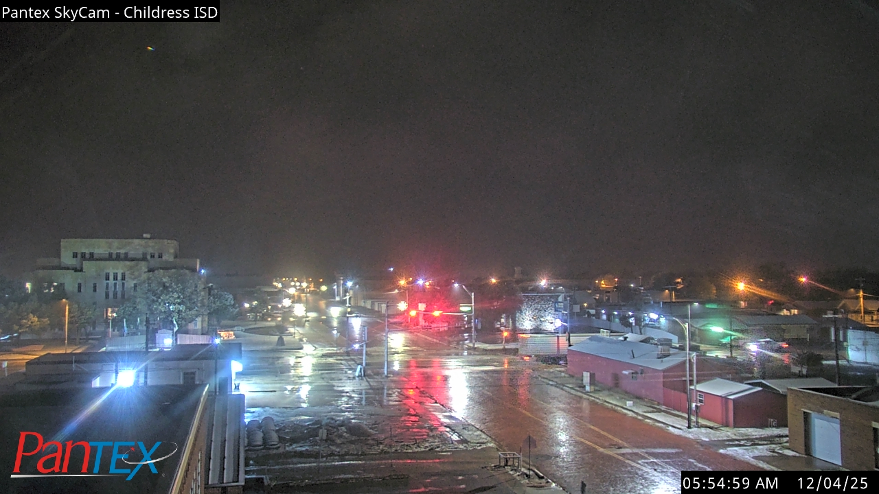 Thumbnail for current weather camera view from Childress ISD in Childress, Texas