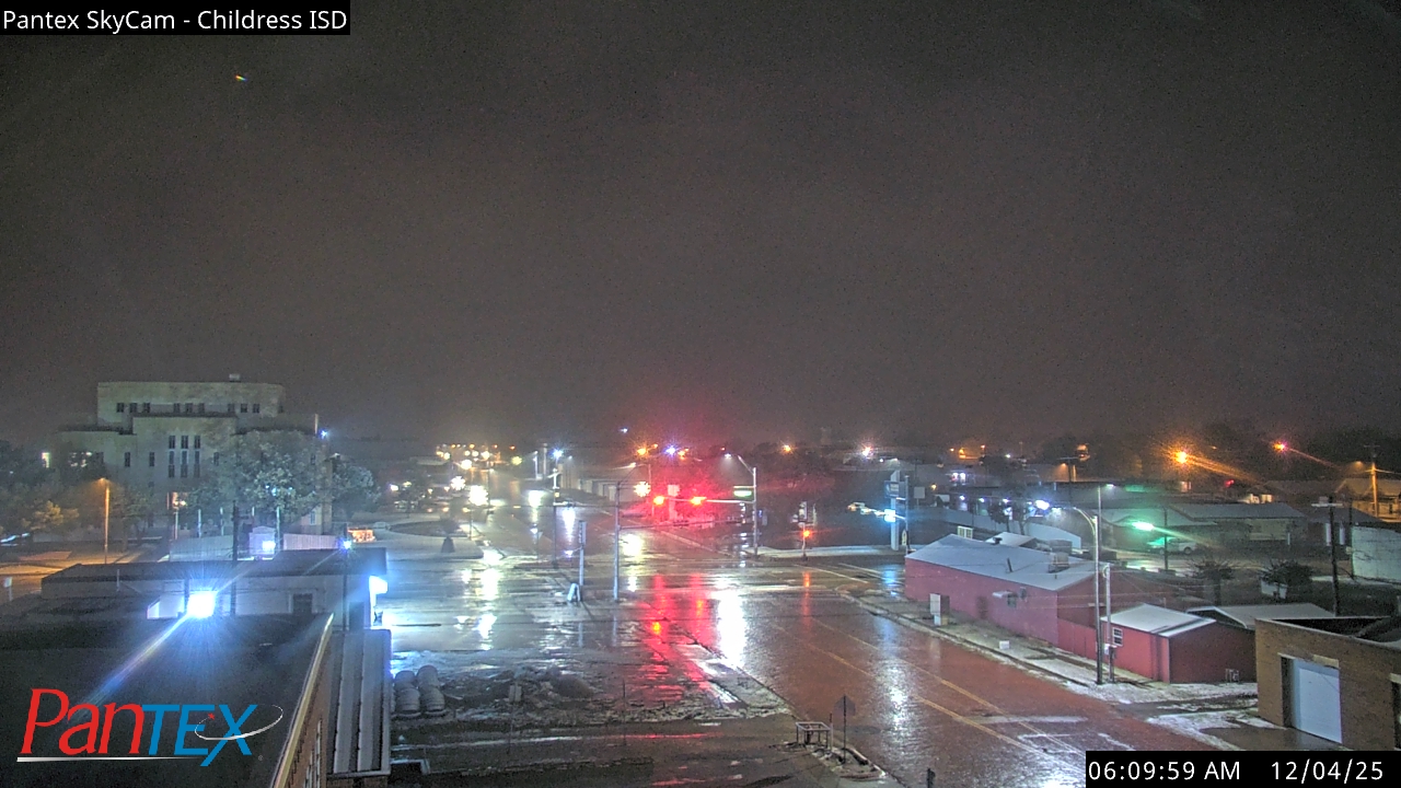 Thumbnail for current weather camera view from Childress ISD in Childress, Texas